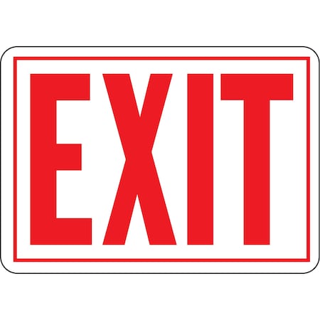Hy-Ko Exit Sign 9.25" x 14", 12PK A10731